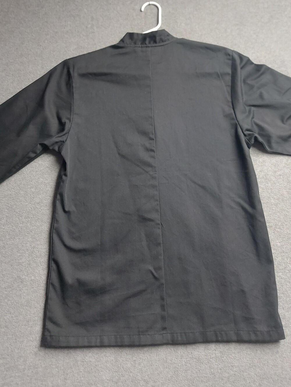 Chef Works Black Long Sleeve Double Breasted Chef Coat Size Small S - Picture 9 of 9